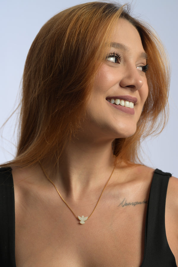 Semijoia Colar Espírito Santo – Dourado