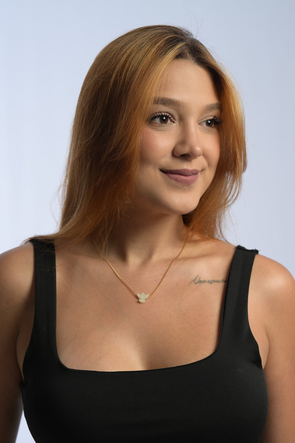 Semijoia Colar Espírito Santo – Dourado