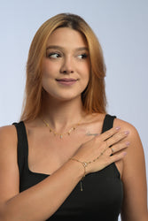 Semijóia chocker Cruz