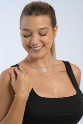 Semijoia Terço de Pulso Marjorye – Prata