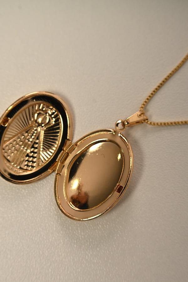 Semijoia Colar Nossa Senhora Aparecida (Porta foto)